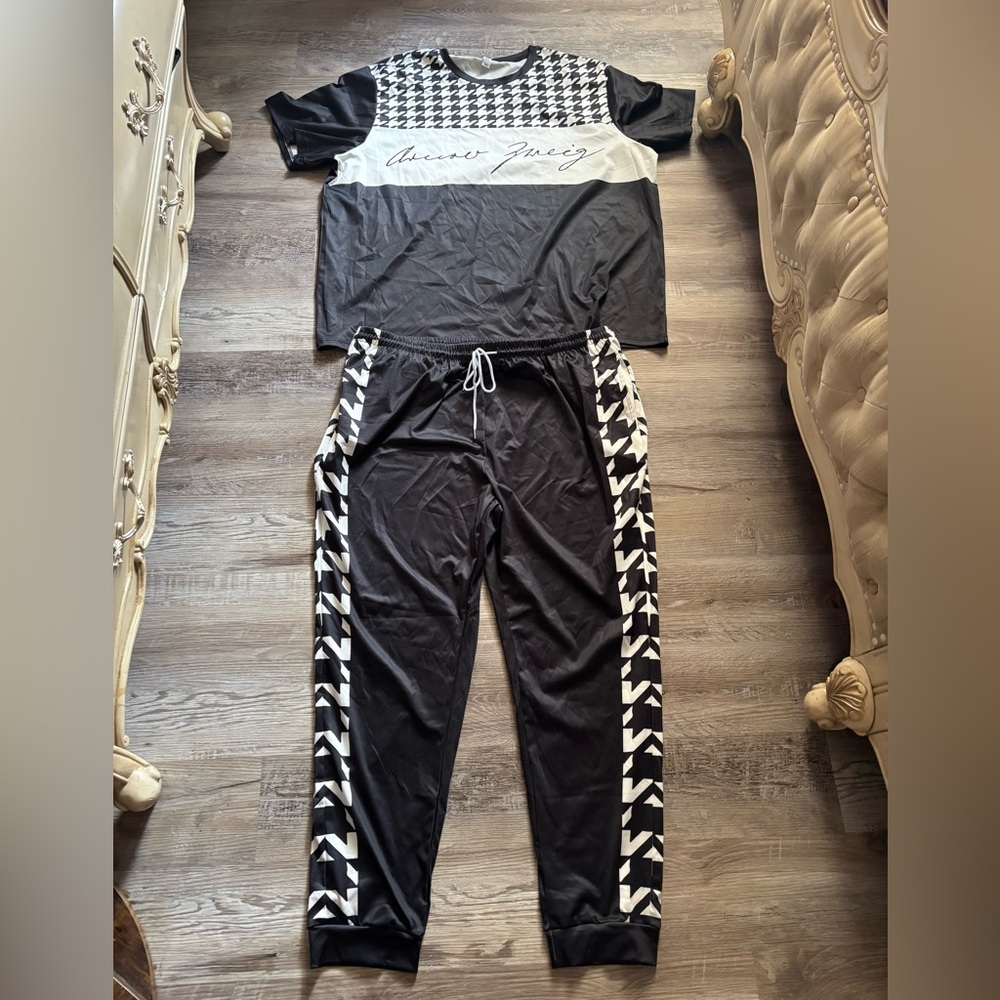Temu White Two Piece Set View 2